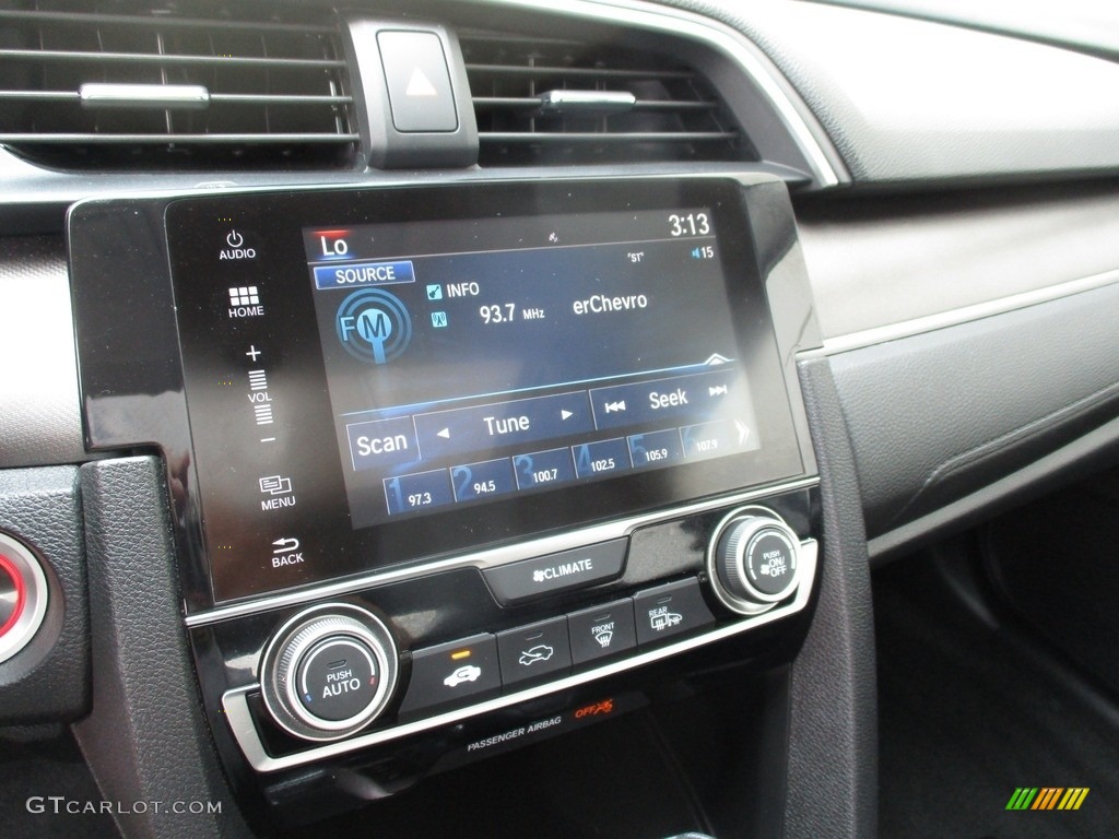 2016 Civic EX Sedan - Modern Steel Metallic / Black photo #14