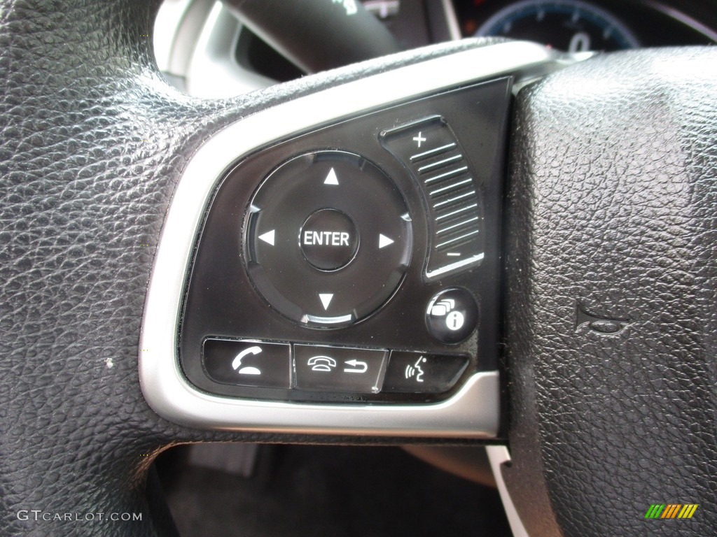 2016 Civic EX Sedan - Modern Steel Metallic / Black photo #18