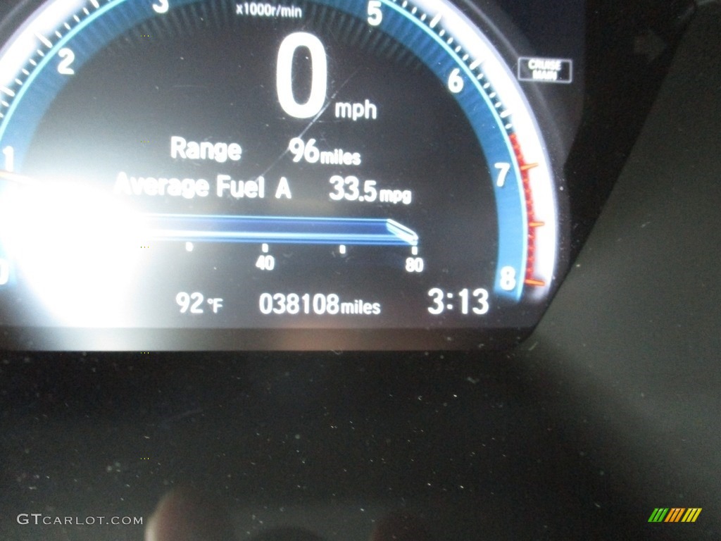 2016 Civic EX Sedan - Modern Steel Metallic / Black photo #20