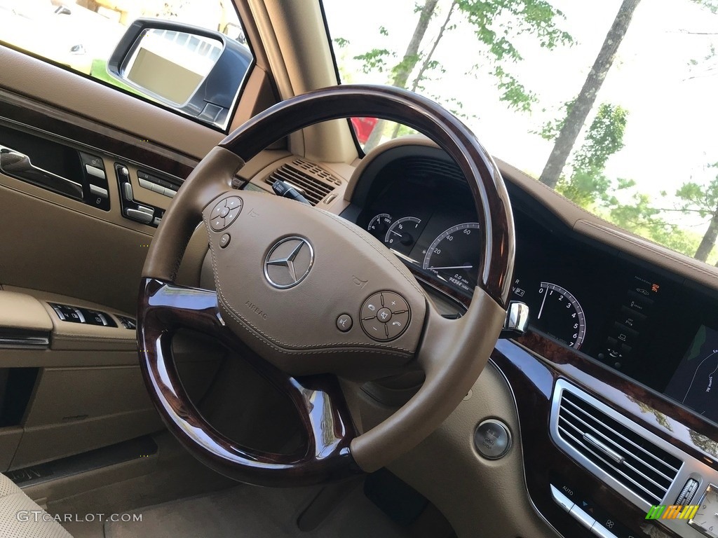 2010 S 550 4Matic Sedan - Flint Grey Metallic / Cashmere/Savanna photo #99