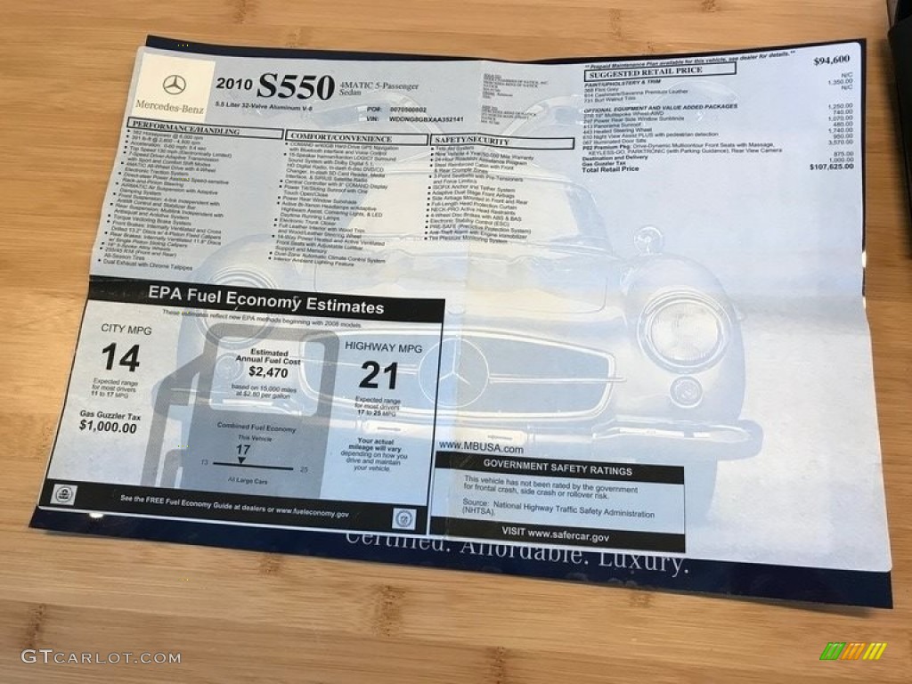 2010 S 550 4Matic Sedan - Flint Grey Metallic / Cashmere/Savanna photo #132