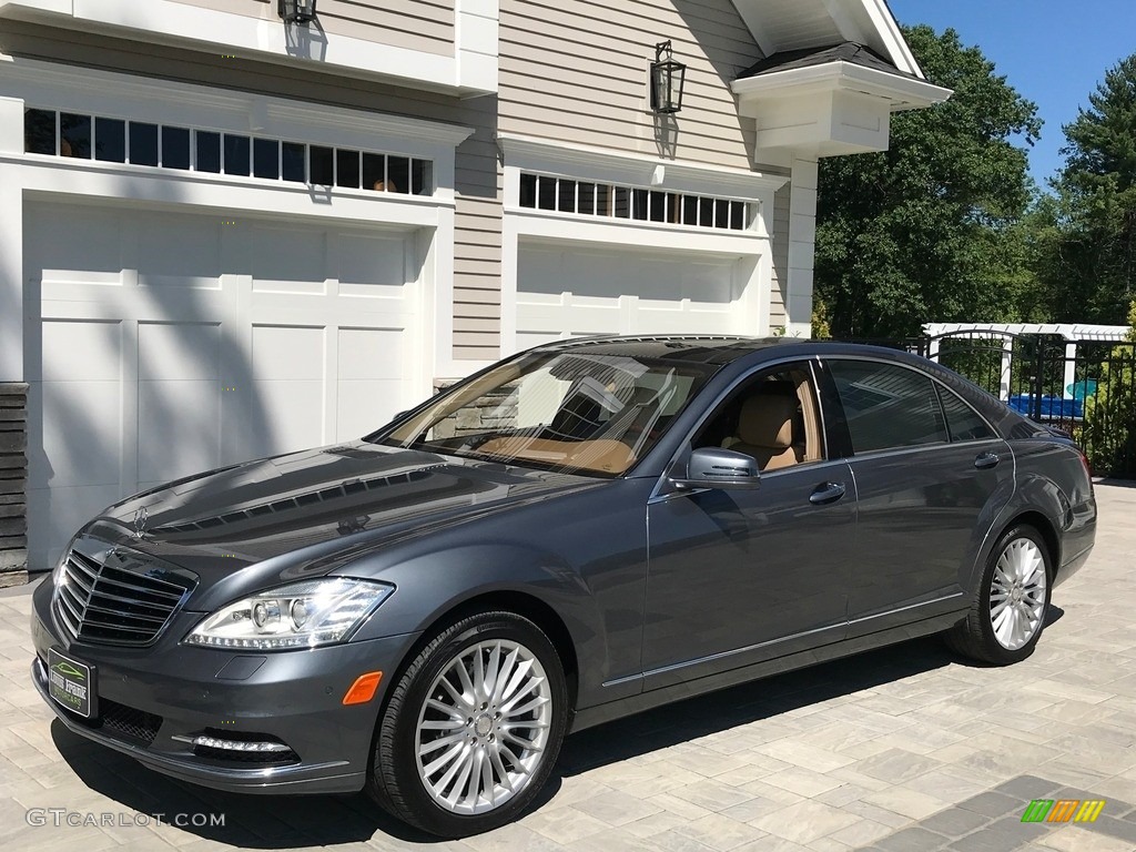 2010 S 550 4Matic Sedan - Flint Grey Metallic / Cashmere/Savanna photo #138