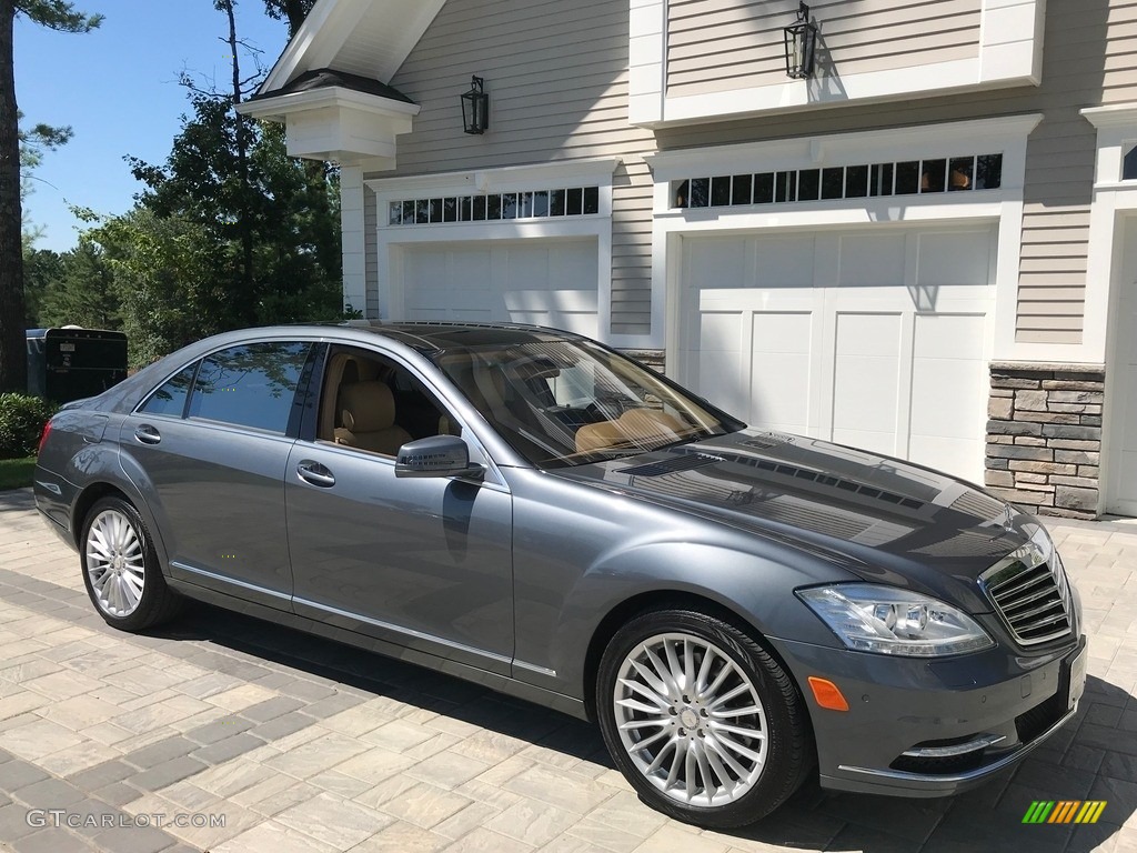 2010 S 550 4Matic Sedan - Flint Grey Metallic / Cashmere/Savanna photo #139
