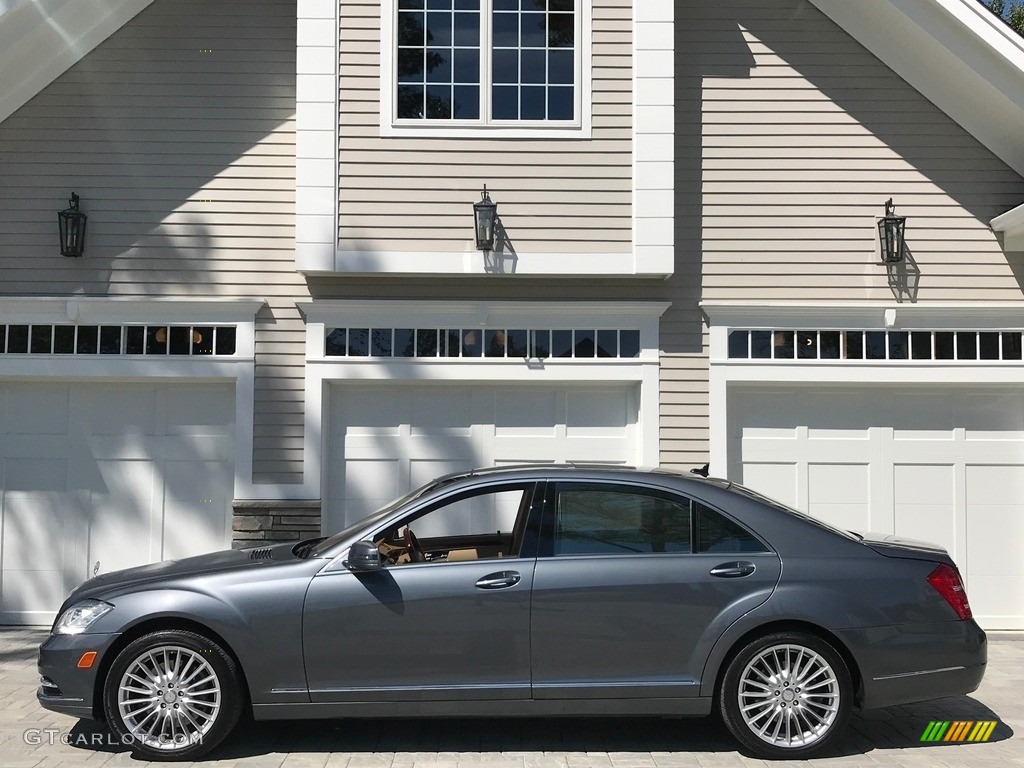 2010 S 550 4Matic Sedan - Flint Grey Metallic / Cashmere/Savanna photo #142