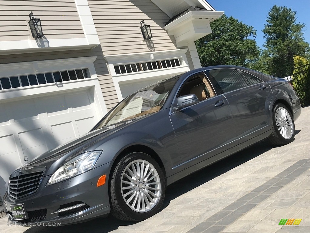 2010 S 550 4Matic Sedan - Flint Grey Metallic / Cashmere/Savanna photo #144