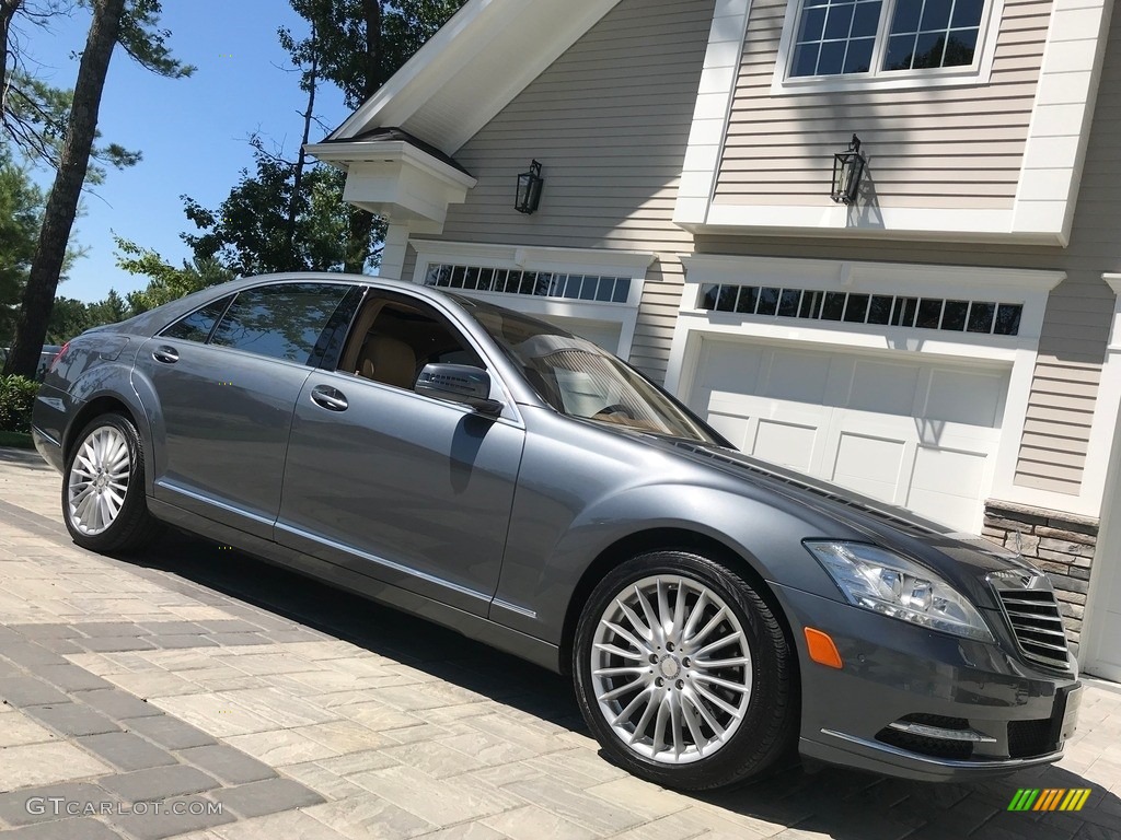 2010 S 550 4Matic Sedan - Flint Grey Metallic / Cashmere/Savanna photo #145