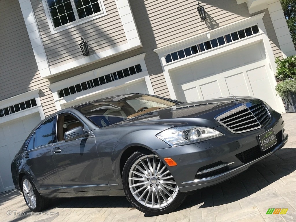 2010 S 550 4Matic Sedan - Flint Grey Metallic / Cashmere/Savanna photo #149