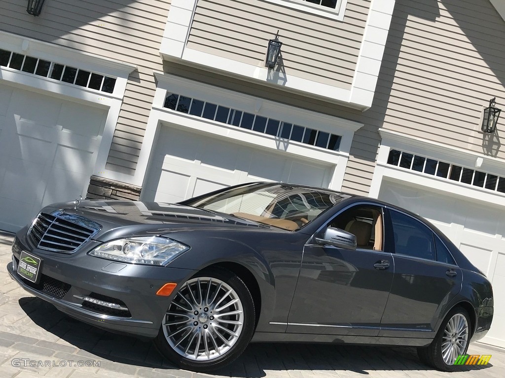 2010 S 550 4Matic Sedan - Flint Grey Metallic / Cashmere/Savanna photo #151