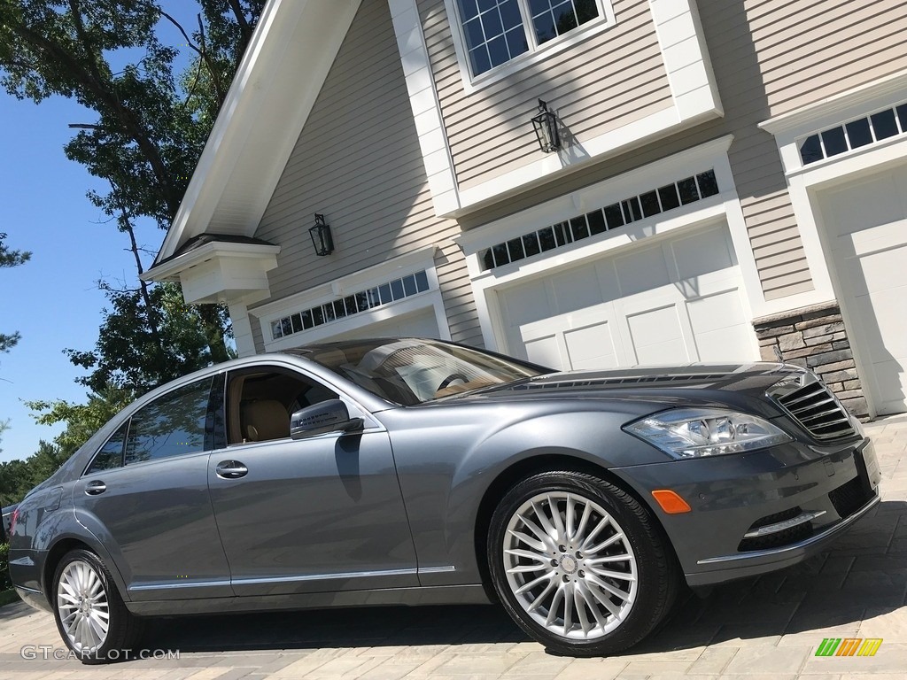 2010 S 550 4Matic Sedan - Flint Grey Metallic / Cashmere/Savanna photo #153
