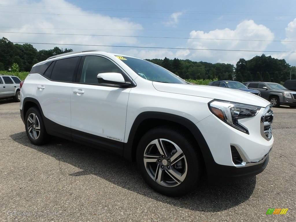 Summit White 2020 GMC Terrain SLT AWD Exterior Photo #134364639