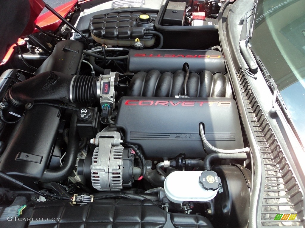 2004 Corvette Coupe - Magnetic Red Metallic / Black photo #23