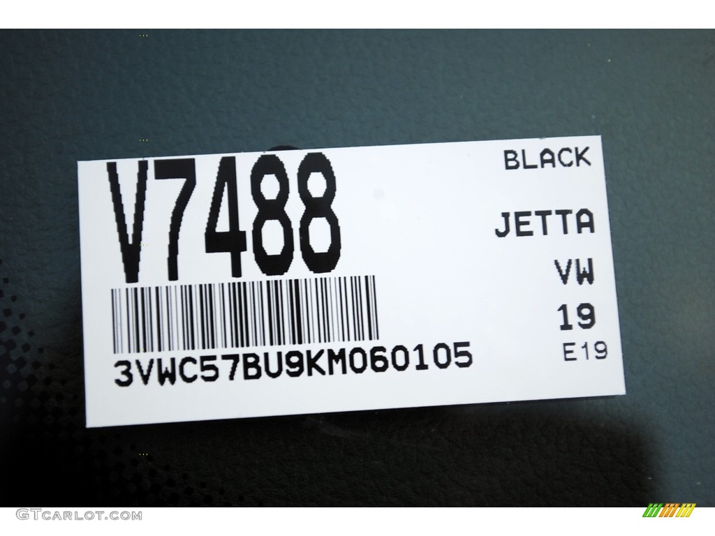 2019 Jetta SE - Black / Titan Black photo #20