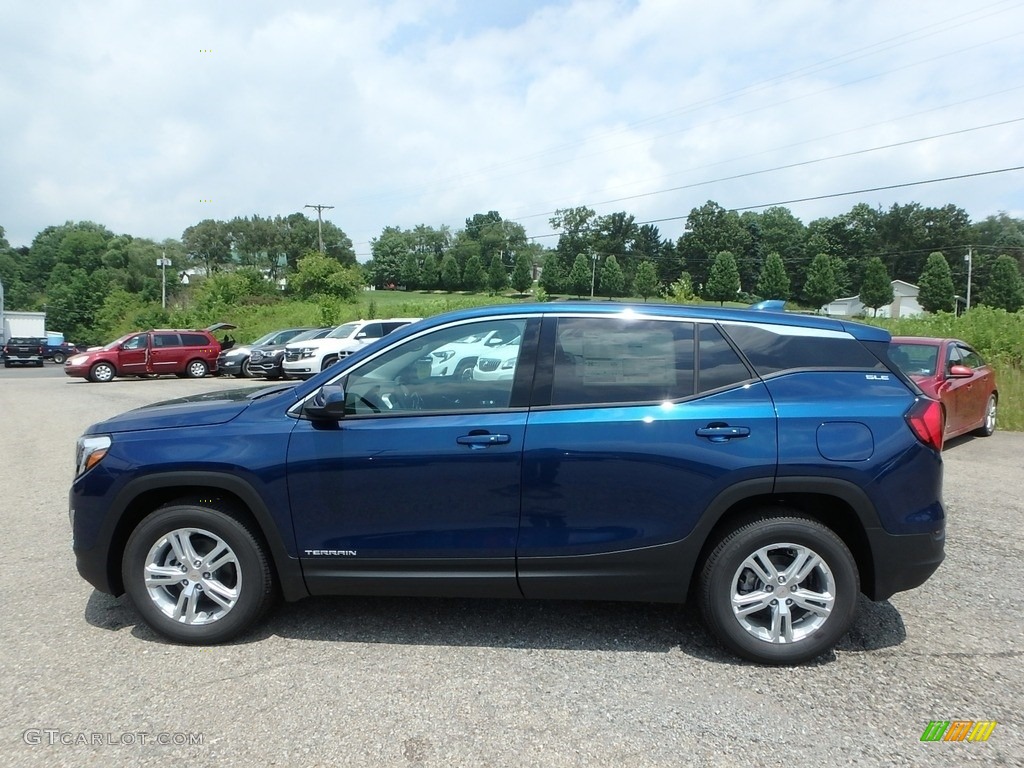 Blue Emerald Metallic 2020 GMC Terrain SLE AWD Exterior Photo #134365386