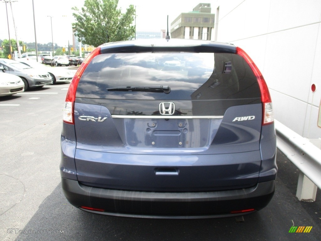 2012 CR-V EX 4WD - Twilight Blue Metallic / Black photo #4