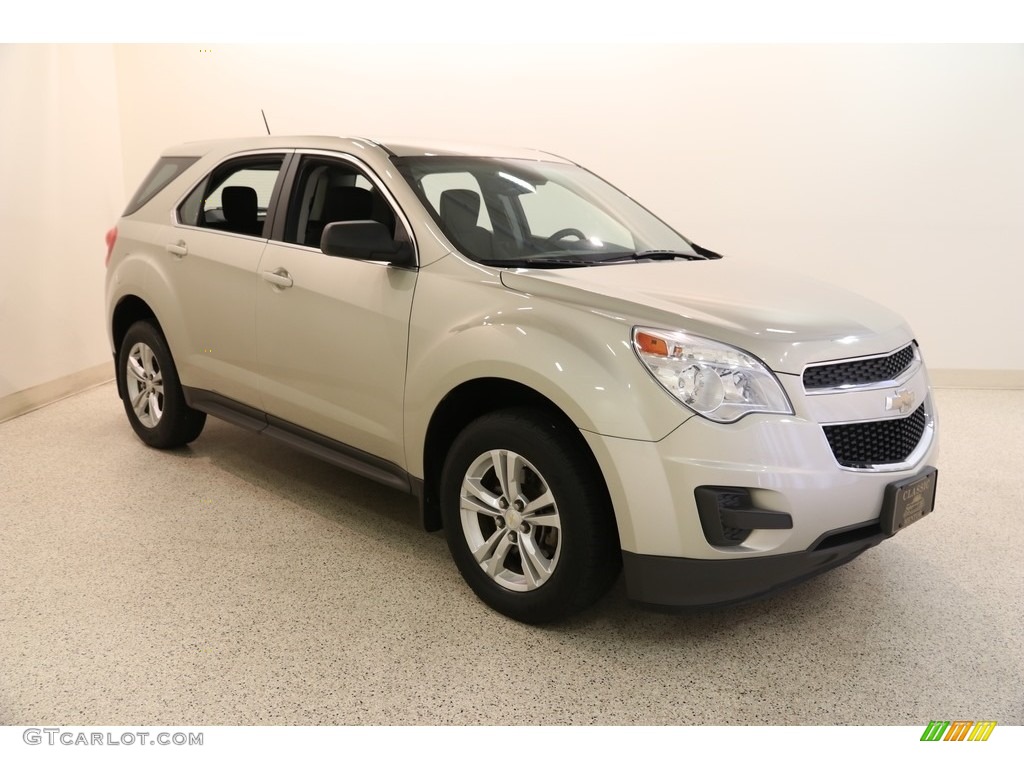 2015 Equinox LS - Champagne Silver Metallic / Jet Black photo #1