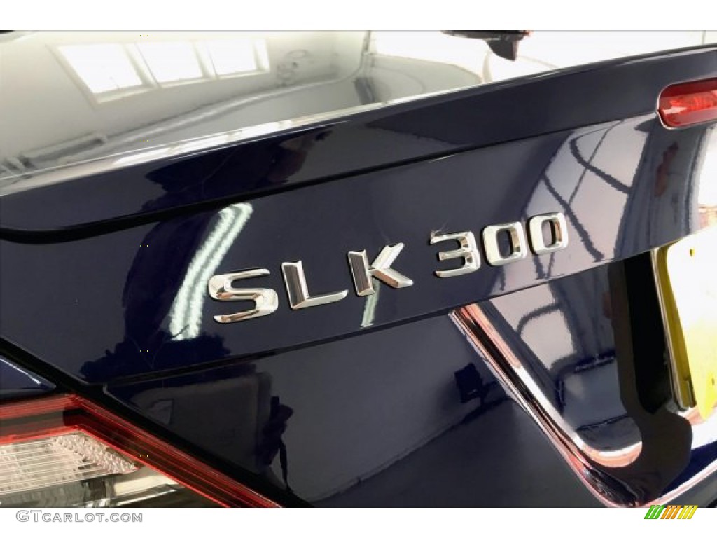 2016 SLK 300 Roadster - Lunar Blue Metallic / Bengal Red/Black photo #7