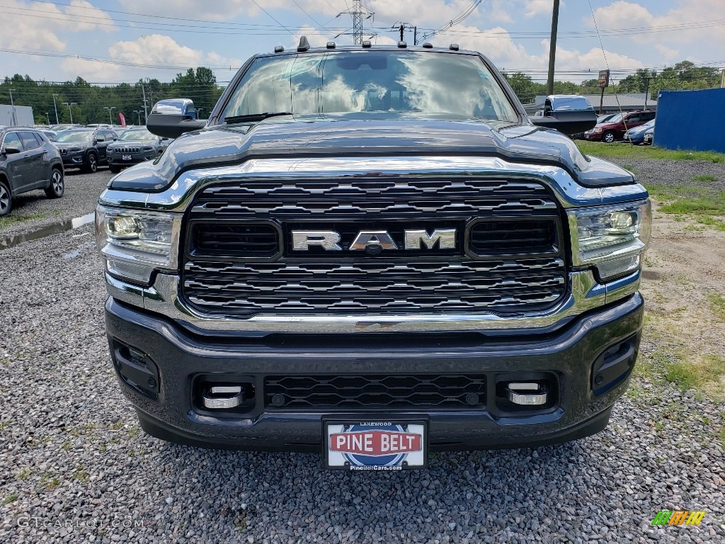 2019 3500 Limited Crew Cab 4x4 - Maximum Steel Metallic / Black photo #2