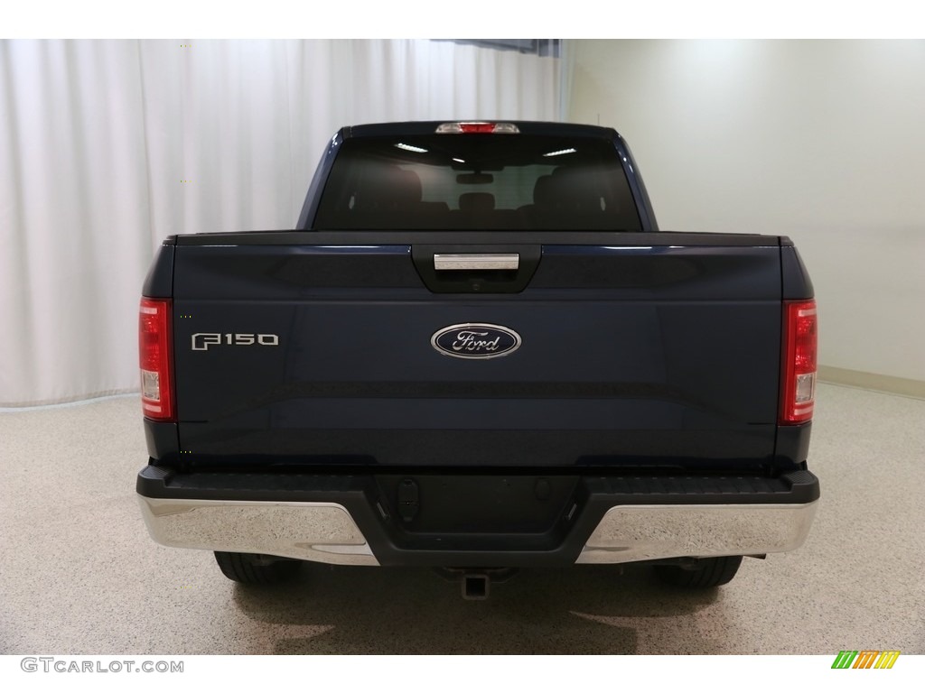 2016 F150 XLT SuperCab 4x4 - Blue Jeans / Medium Earth Gray photo #20