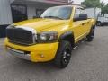 2008 Detonator Yellow Dodge Ram 1500 Laramie Quad Cab 4x4  photo #19