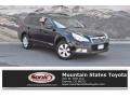 2011 Crystal Black Silica Subaru Outback 2.5i Premium Wagon  photo #1