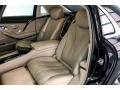 2018 Mercedes-Benz S Silk Beige/Espresso Brown Interior Rear Seat Photo