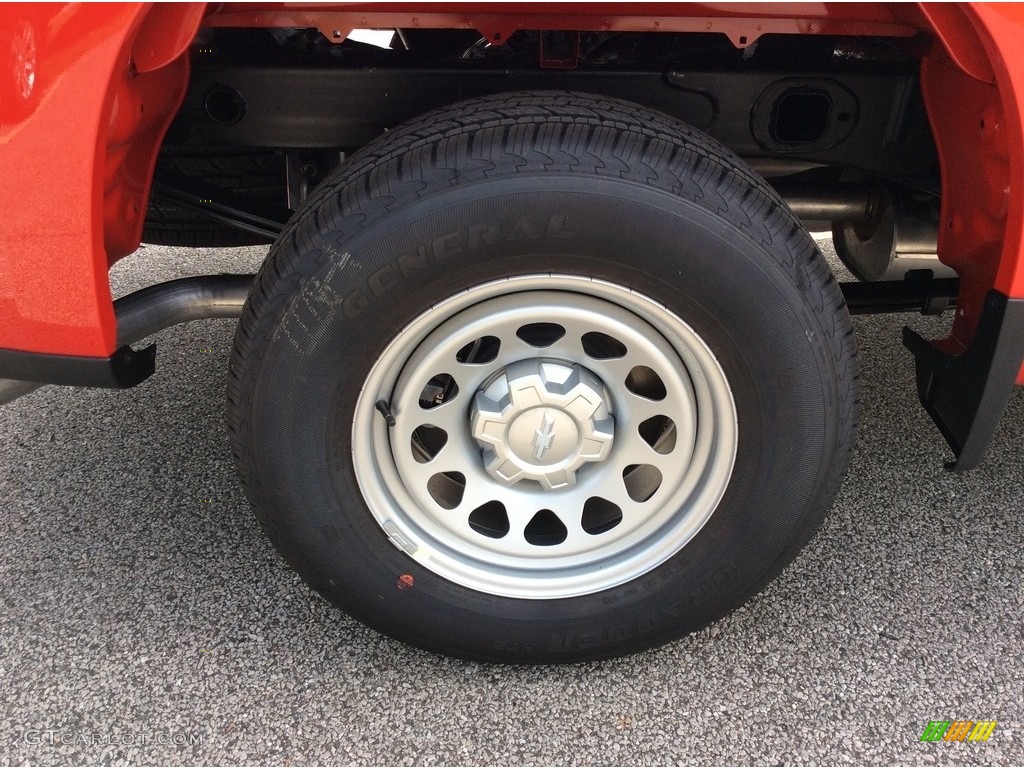 2019 Silverado 1500 WT Double Cab - Red Hot / Dark Ash/Jet Black photo #7