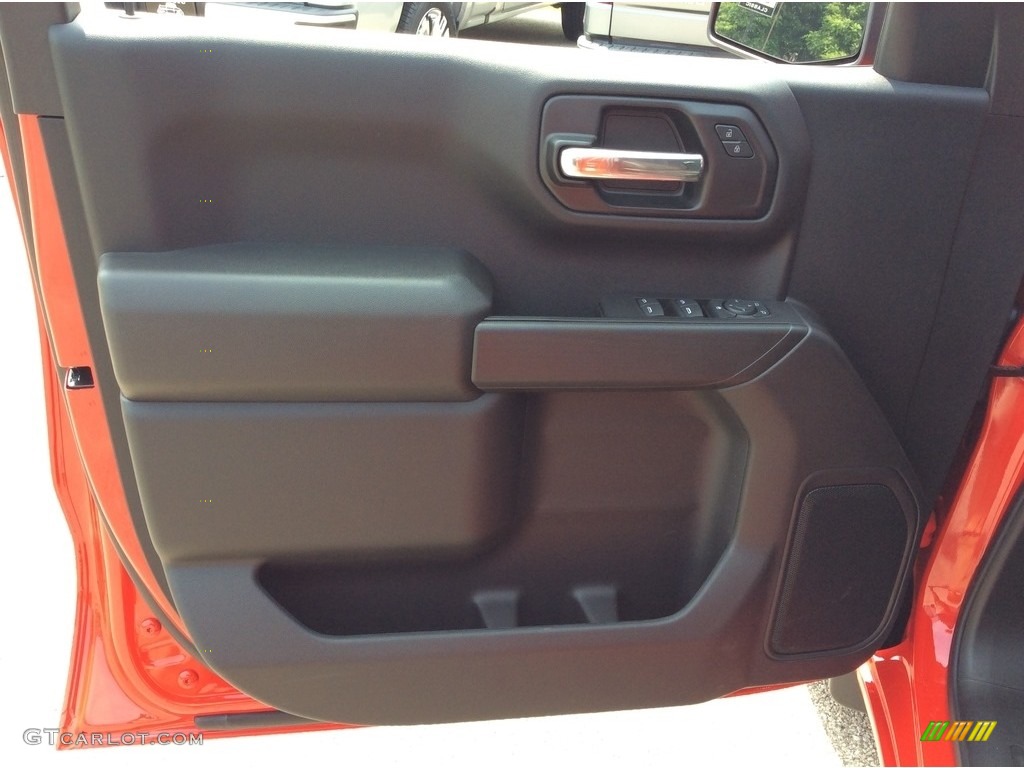 2019 Chevrolet Silverado 1500 WT Double Cab Dark Ash/Jet Black Door Panel Photo #134369502