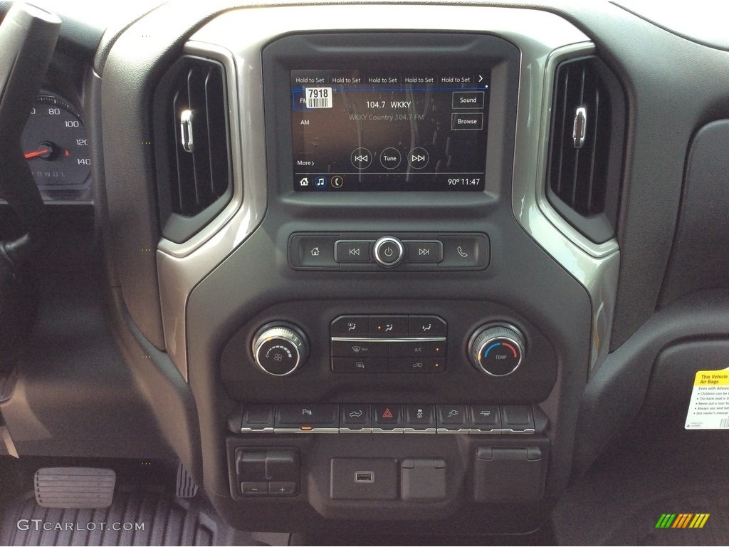 2019 Silverado 1500 WT Double Cab - Red Hot / Dark Ash/Jet Black photo #13