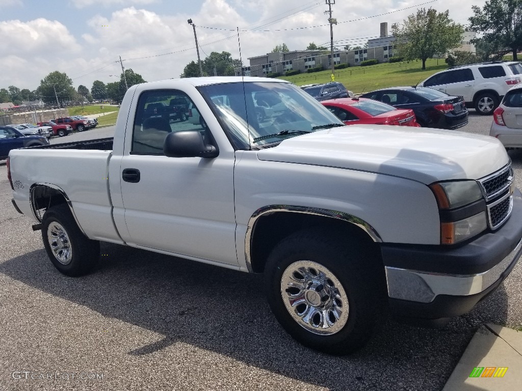 2006 Silverado 1500 LS Regular Cab 4x4 - Summit White / Dark Charcoal photo #19
