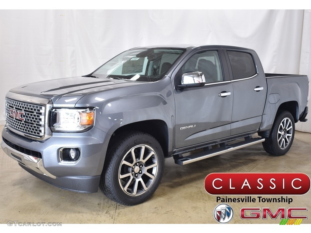 2019 Canyon Denali Crew Cab 4WD - Satin Steel Metallic / Jet Black photo #1