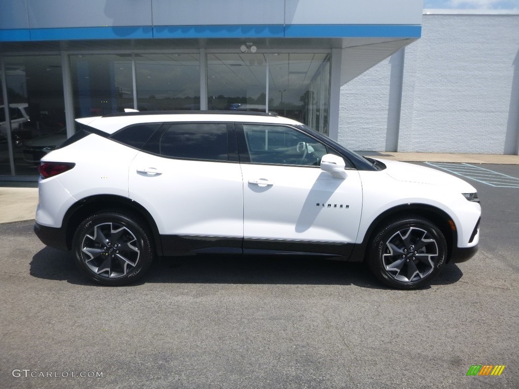 Summit White 2019 Chevrolet Blazer RS AWD Exterior Photo #134373867