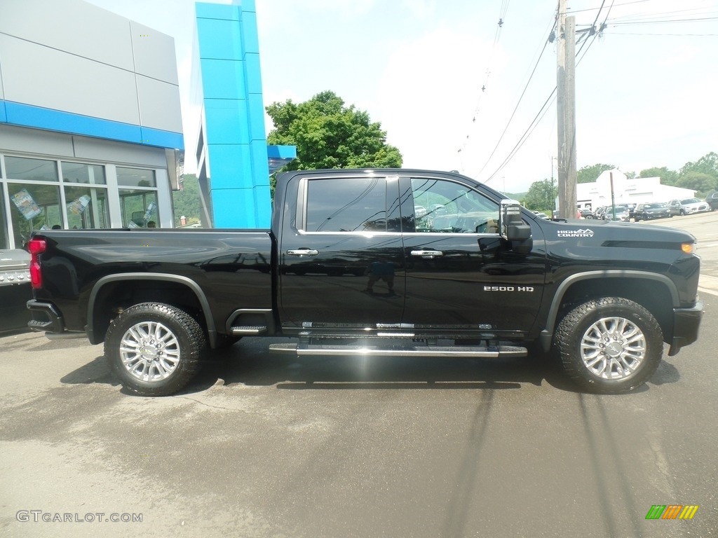 Black 2020 Chevrolet Silverado 2500HD High Country Crew Cab 4x4 Exterior Photo #134377743