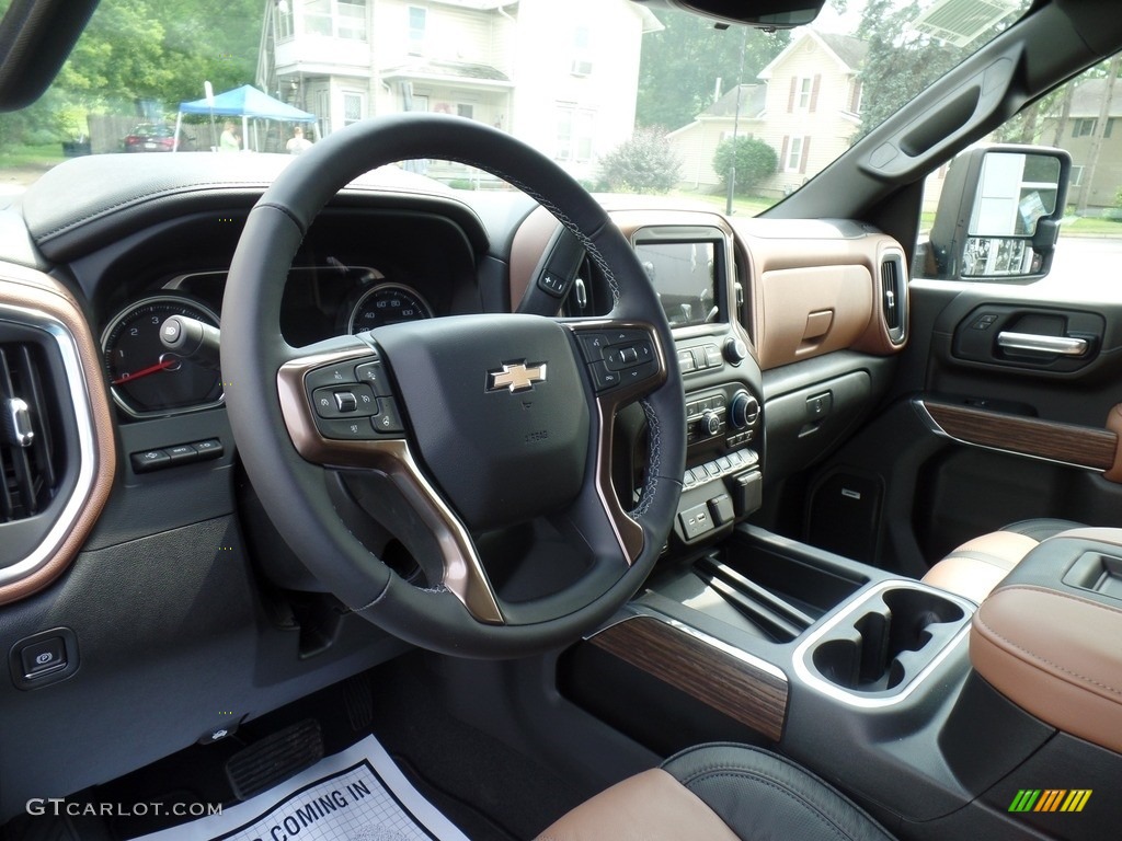 Jet Black Umber Interior 2020 Chevrolet Silverado 2500hd