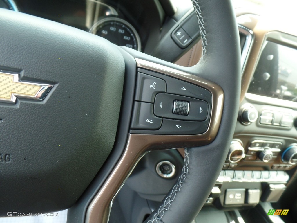 2020 Chevrolet Silverado 2500HD High Country Crew Cab 4x4 Jet Black/­Umber Steering Wheel Photo #134377995