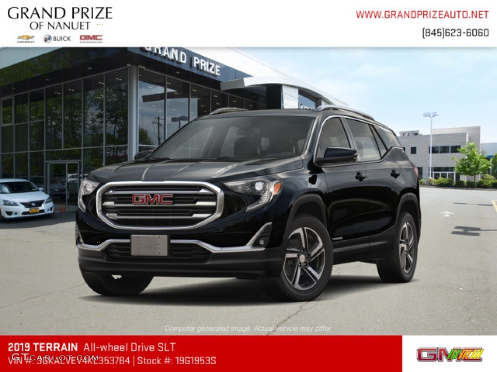 2019 Terrain SLT AWD - Ebony Twilight Metallic / Jet Black photo #1