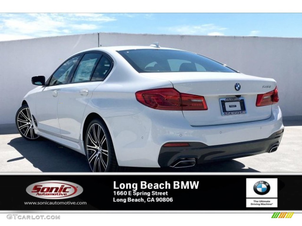 2019 5 Series 540i Sedan - Alpine White / Mocha photo #2