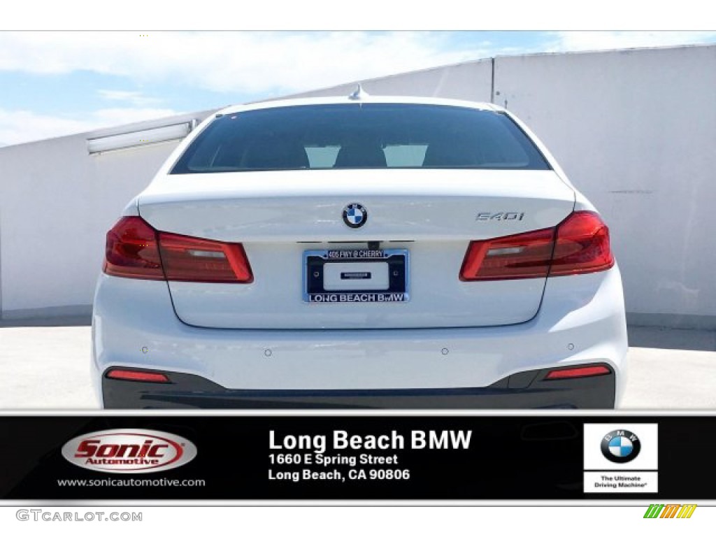 2019 5 Series 540i Sedan - Alpine White / Mocha photo #3