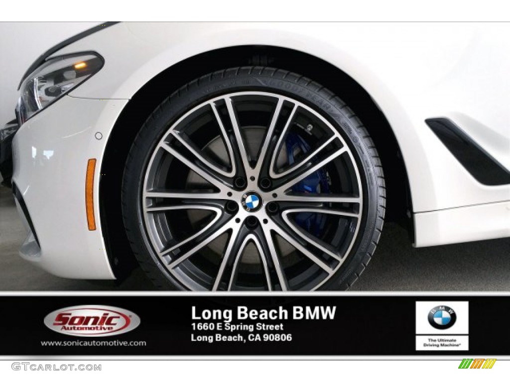 2019 5 Series 540i Sedan - Alpine White / Mocha photo #9