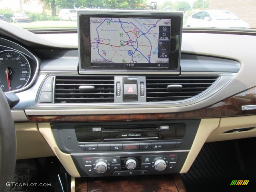 2013 A7 3.0T quattro Premium Plus - Glacier White Metallic / Velvet Beige photo #15