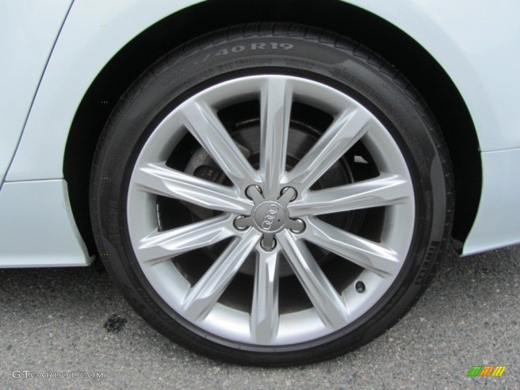 2013 A7 3.0T quattro Premium Plus - Glacier White Metallic / Velvet Beige photo #26