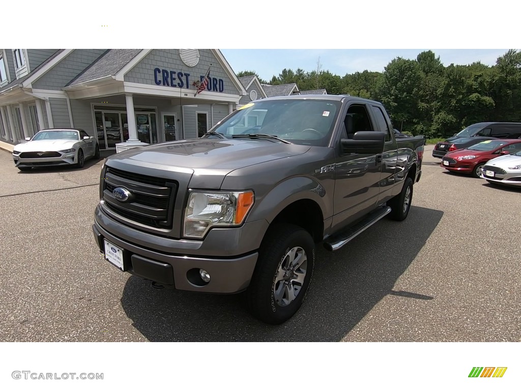 2014 F150 STX SuperCab 4x4 - Sterling Grey / Steel Grey photo #3