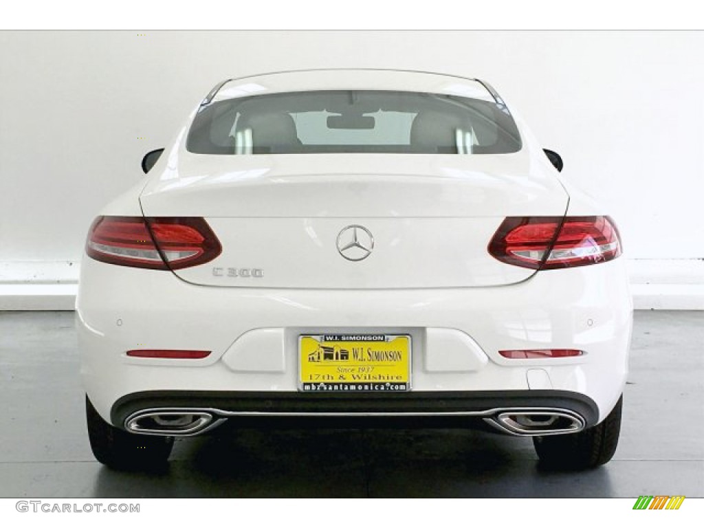 2019 C 300 Coupe - Polar White / Silk Beige/Black photo #3