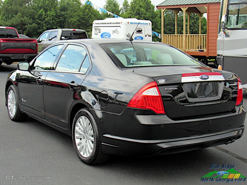 2011 Fusion Hybrid - Tuxedo Black Metallic / Charcoal Black photo #3