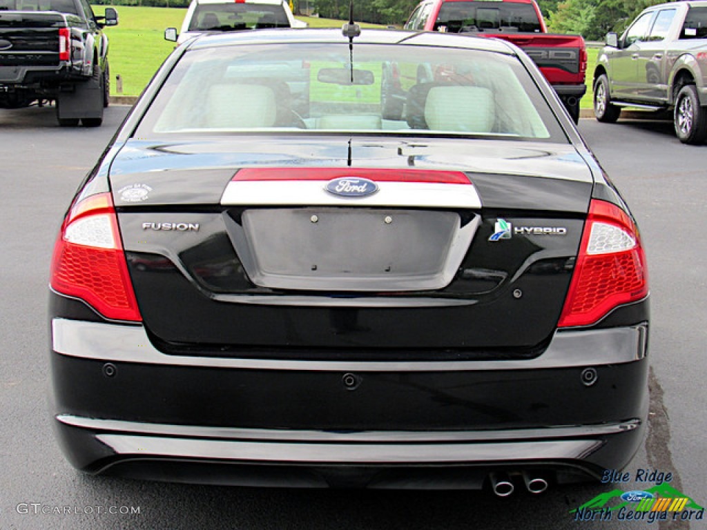 2011 Fusion Hybrid - Tuxedo Black Metallic / Charcoal Black photo #4