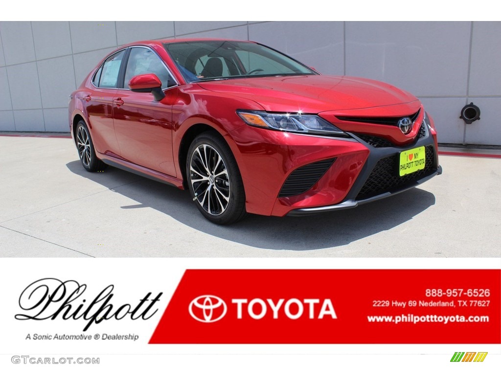 2019 Camry SE - Supersonic Red / Black photo #1