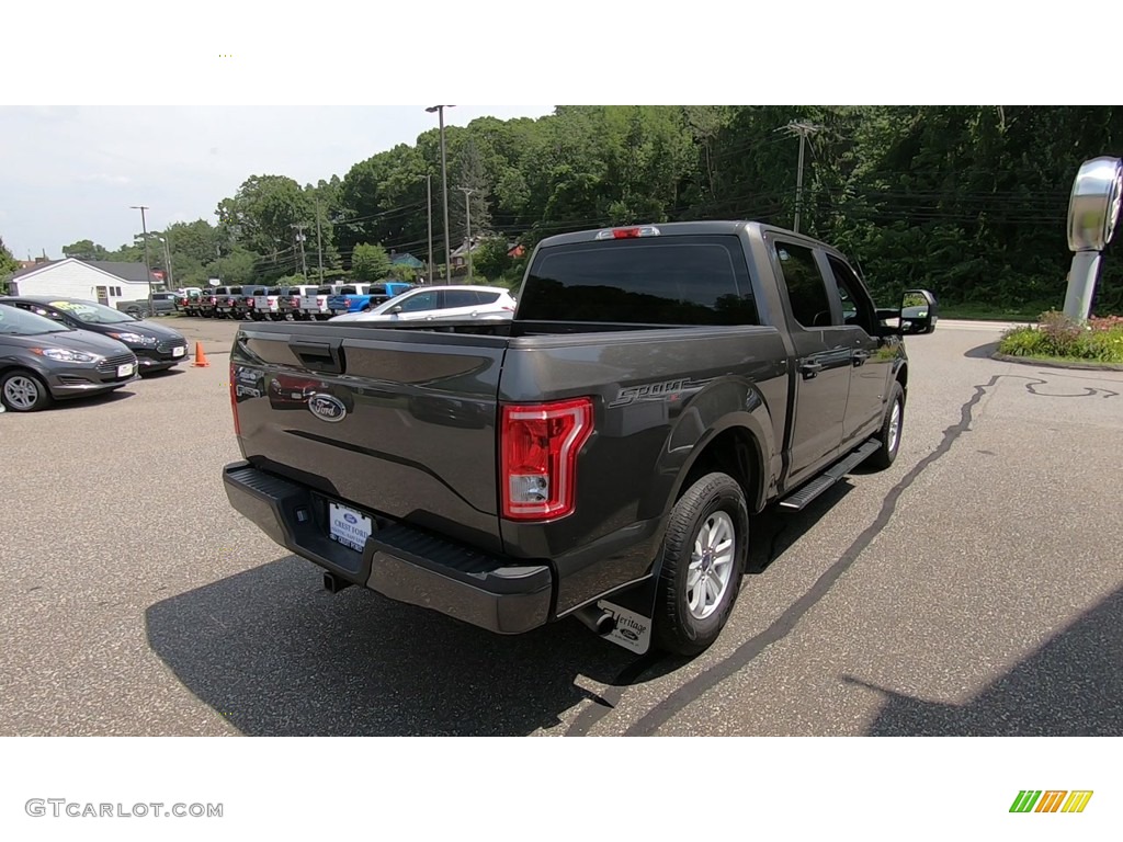 2016 F150 XL SuperCrew 4x4 - Lithium Gray / Medium Earth Gray photo #7