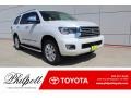 Blizzard White Pearl 2019 Toyota Sequoia Platinum 4x4