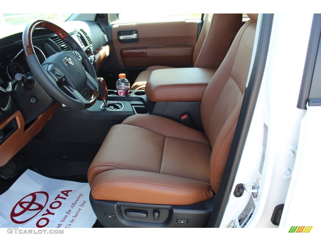 2019 Toyota Sequoia Platinum 4x4 Front Seat Photo #134385280