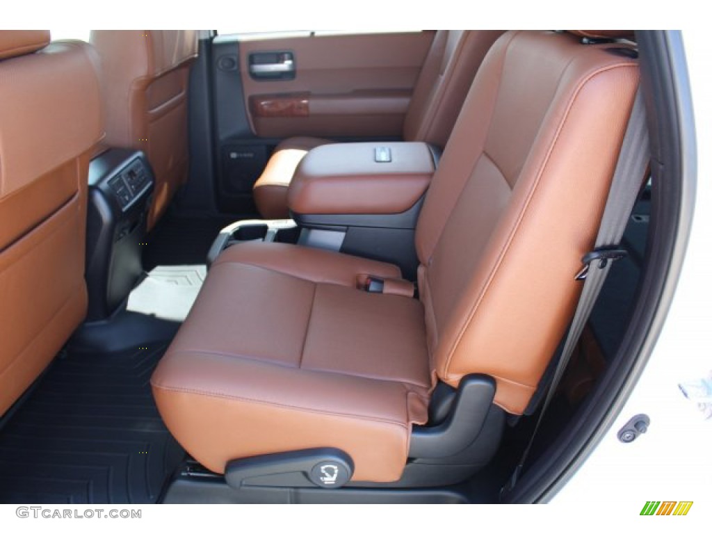 2019 Toyota Sequoia Platinum 4x4 Rear Seat Photo #134385427