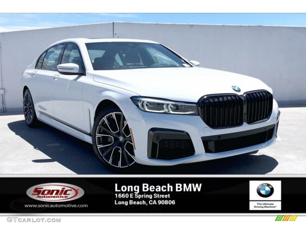 2020 7 Series 740i Sedan - Alpine White / Mocha photo #1